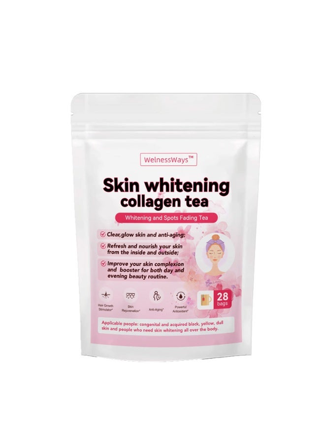 Adults' Skin Whitening Collagen Tea Improve Your Skin Complexion Packaged in Bottle